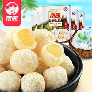 海南特產(chǎn) 南國(guó)食品 椰子片60g 香脆椰片脆片果干零食