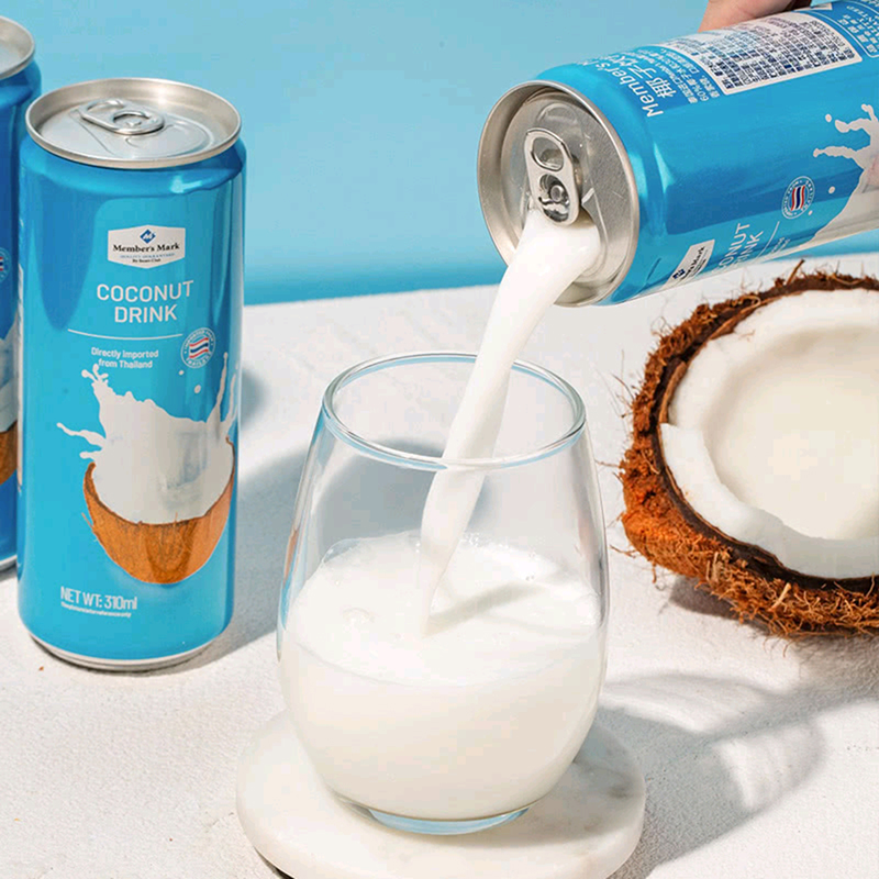 山姆會(huì)員店MM椰子水飲料310ml*24罐裝 泰國進(jìn)口椰子汁